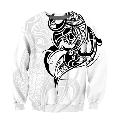 Amazing Polynesian Tattoo Unisex Hoodie ML