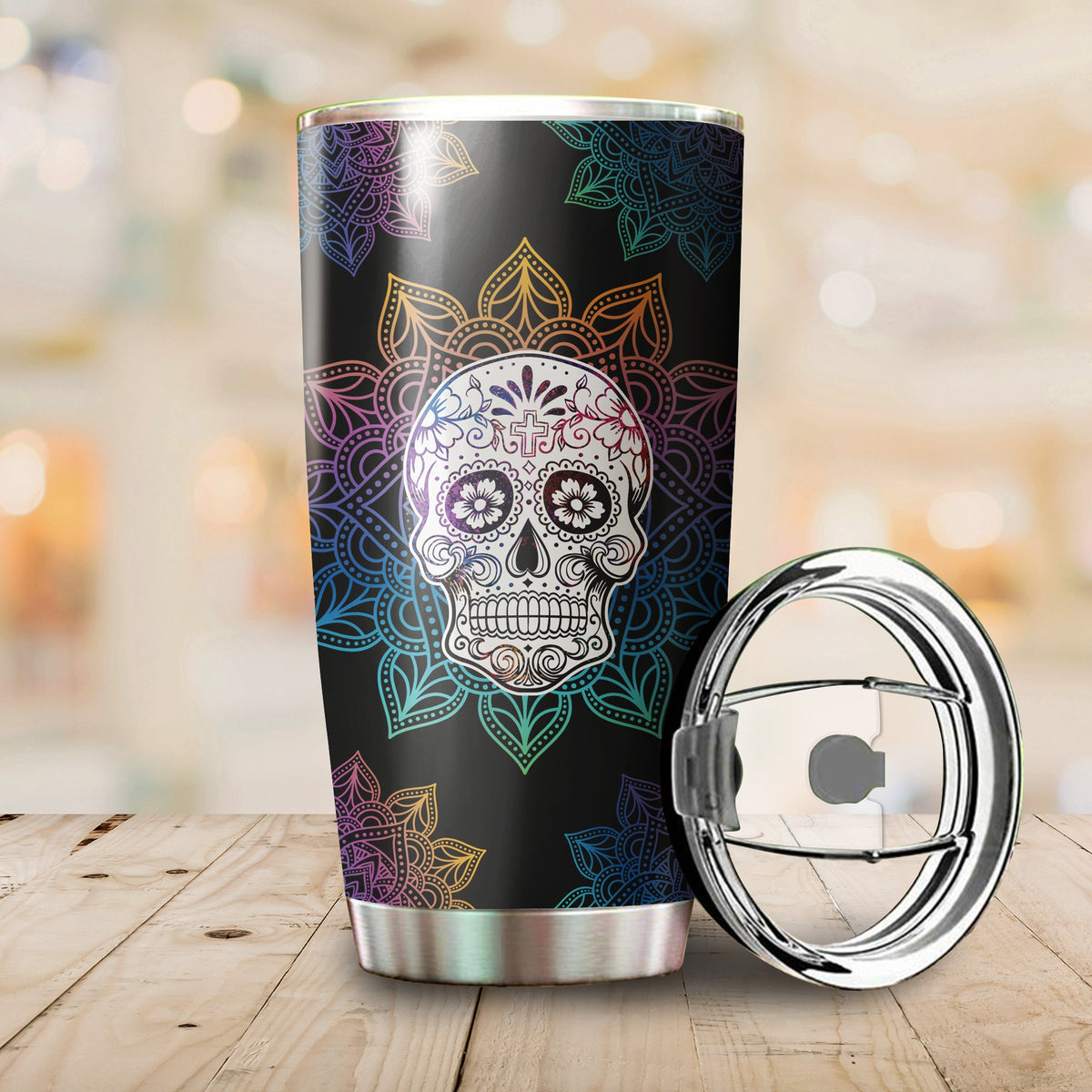 Sugar Skull Steel Tumbler TNA10312005