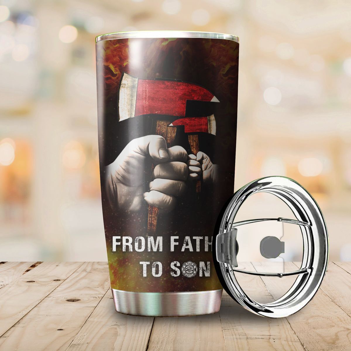 To my son tumblers - Firefighter NDD10302003