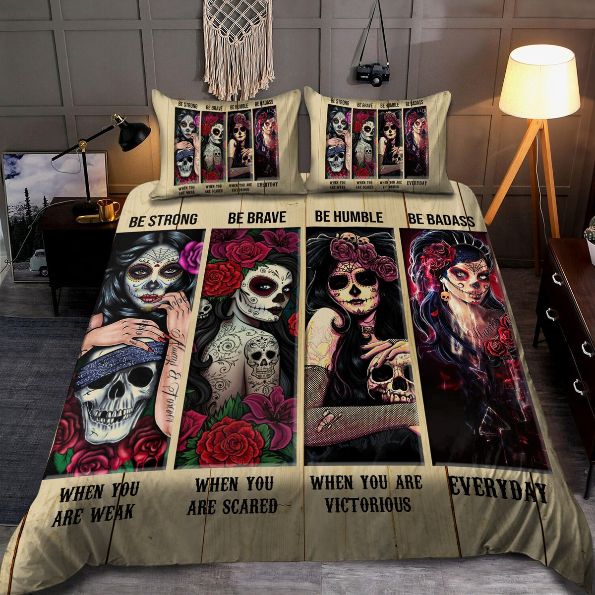 Skull Girls Art Bedding Set AM112023