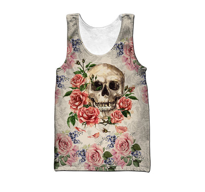 Premium Skull Tattoos 3D All Over Printed Unisex Shirts