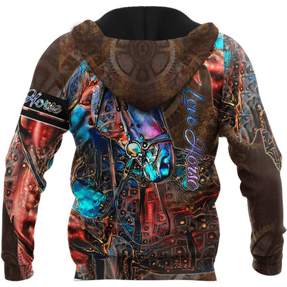 Premium Love Horse 3D All Over Printed Hoodie For Men And Women HHT05122007