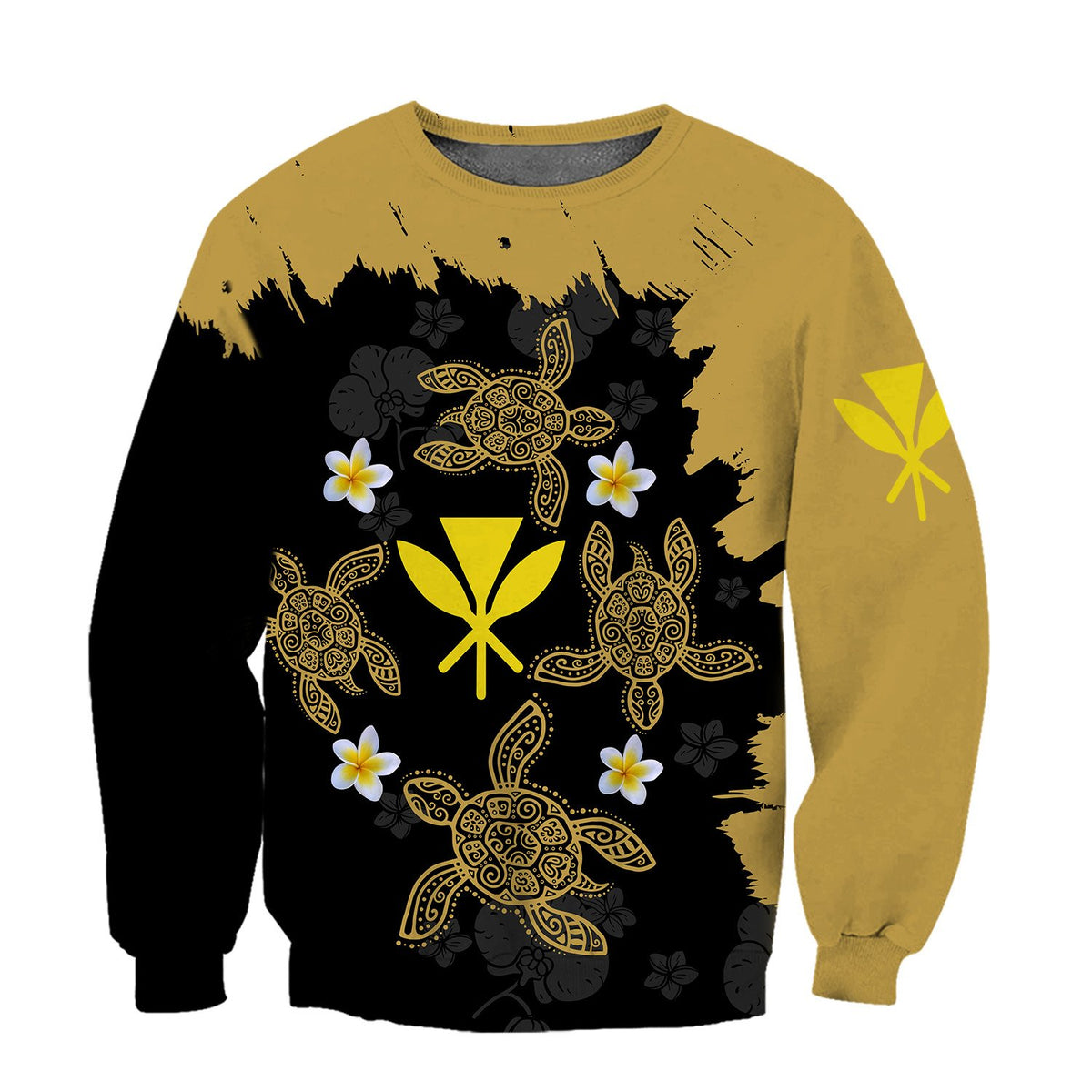 Amazing Polynesian Hawaii Turtle Unisex Deluxe Hoodie ML