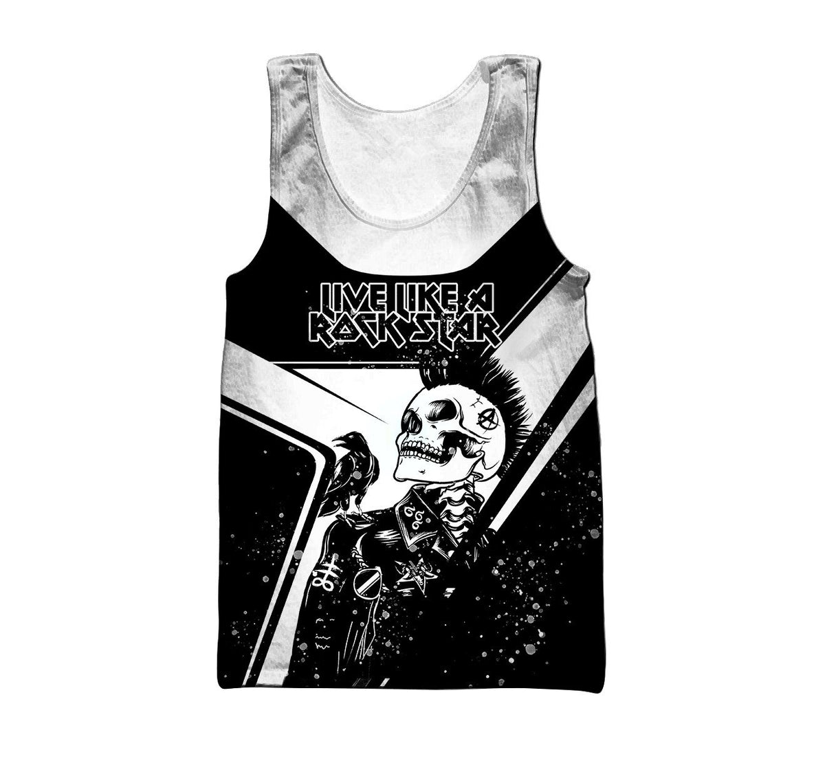 Skull Rock Hoodie For Men And Women MH22122001NDHH