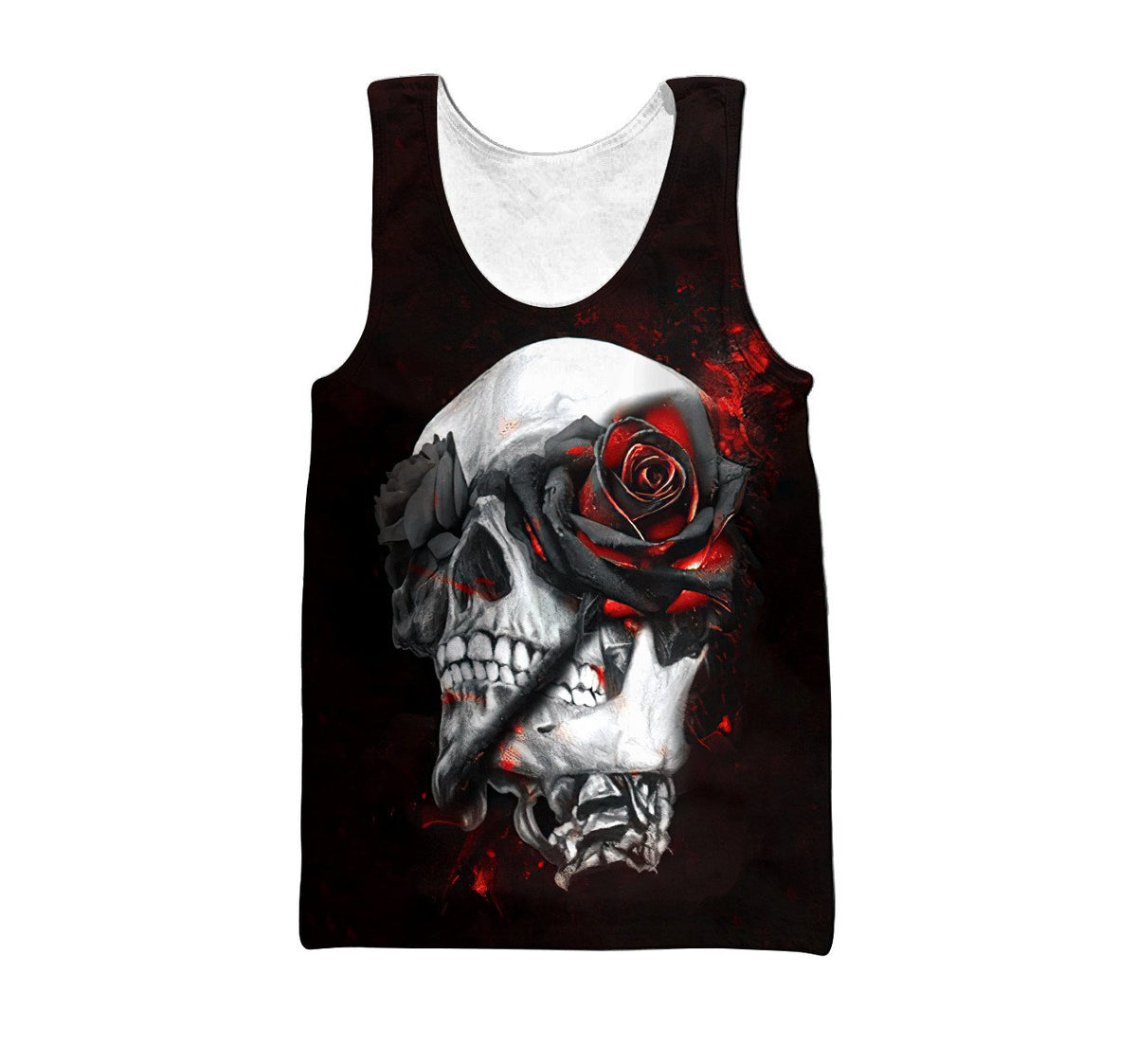 Skull & Rose Hoodie For Men And Women VP26122005