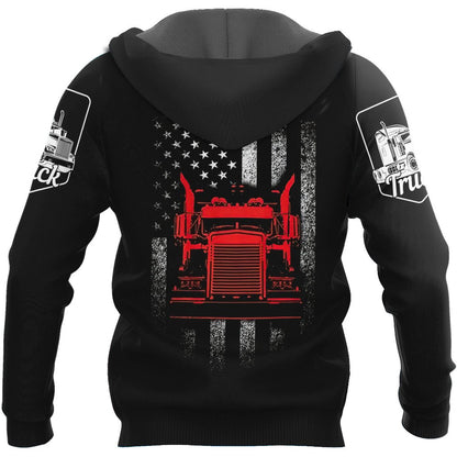 Trucker 3D All Over Printed Shirts For Men and Women