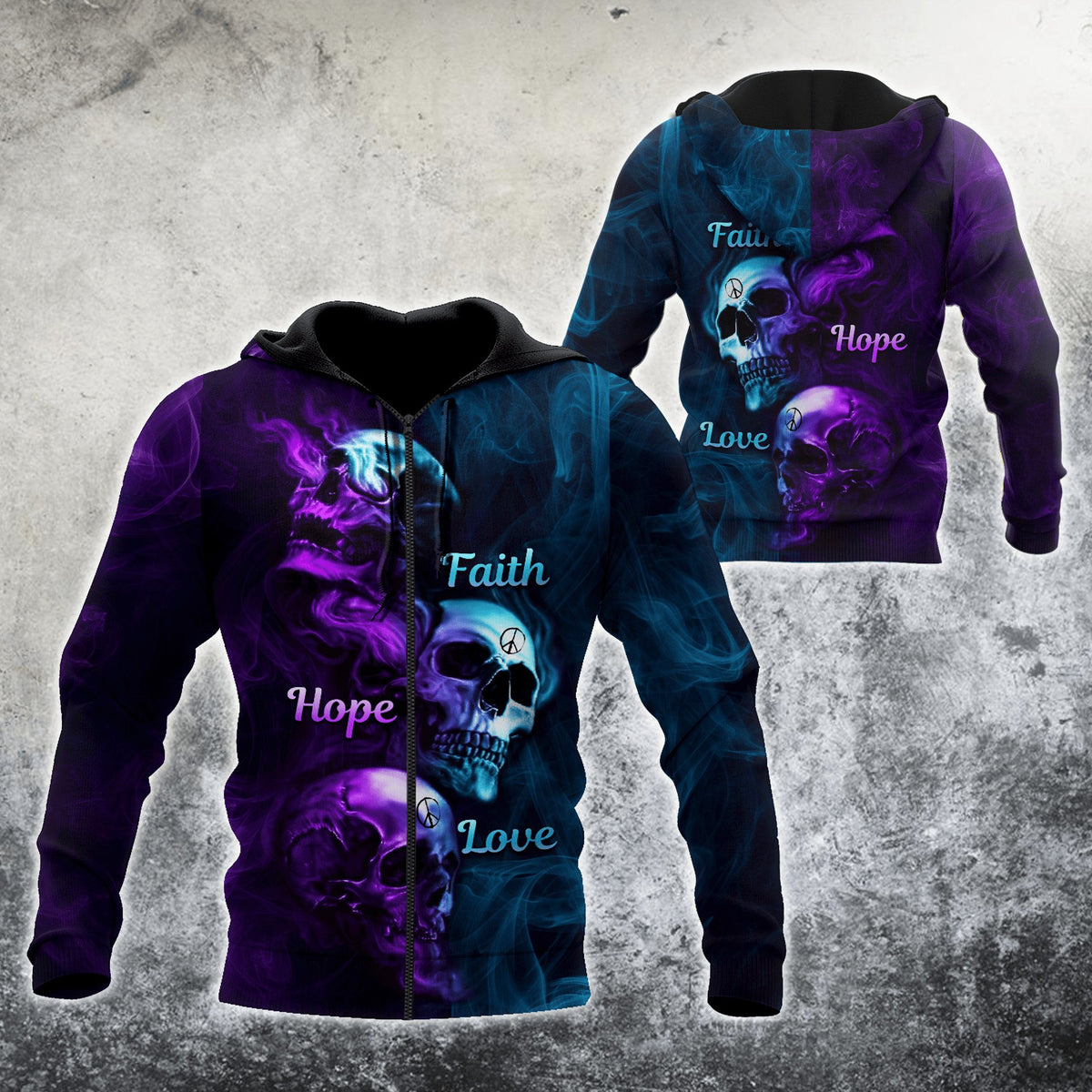 Three Words Of Skull Hoodie For Men And Women SN04012101