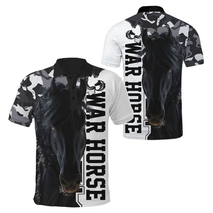 War Horse 3D All Over Printed Shirts For Men and Women