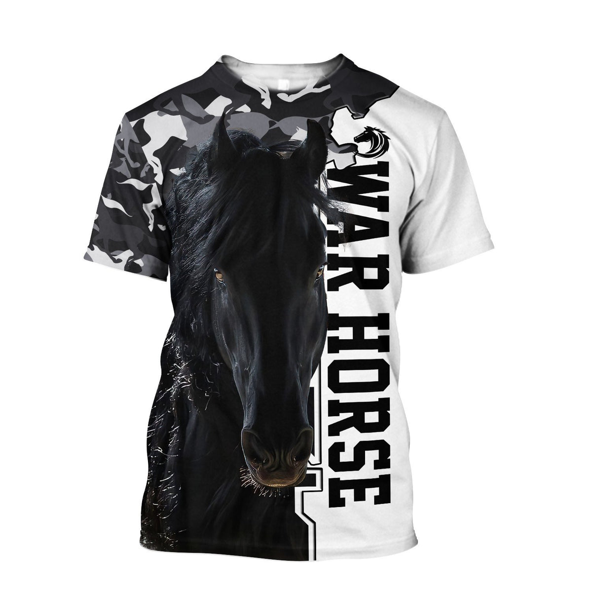 War Horse 3D All Over Printed Shirts For Men and Women