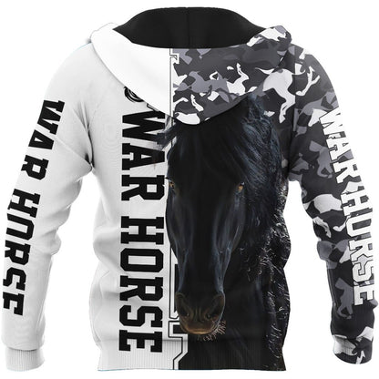 War Horse 3D All Over Printed Shirts For Men and Women