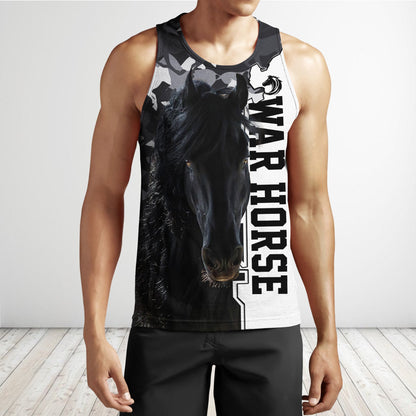 War Horse 3D All Over Printed Shirts For Men and Women