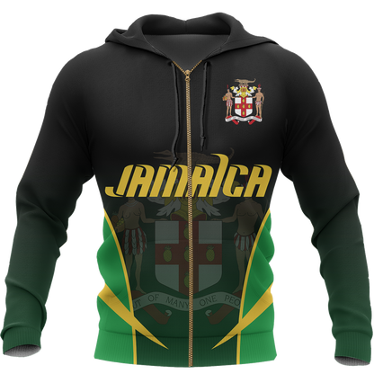 Jamaica Active Special Hoodie A72-Apparel-Phaethon-Zip Hoodie-S-Vibe Cosy™