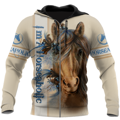 I'm A Horseaholic 3D All Over Printed Shirts TA10032002